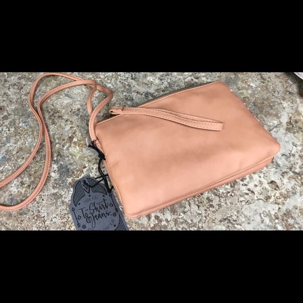 Faux leather crossbody purse/clutch
